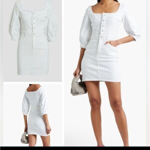 Jonathan Simkhai White Denim Dress
